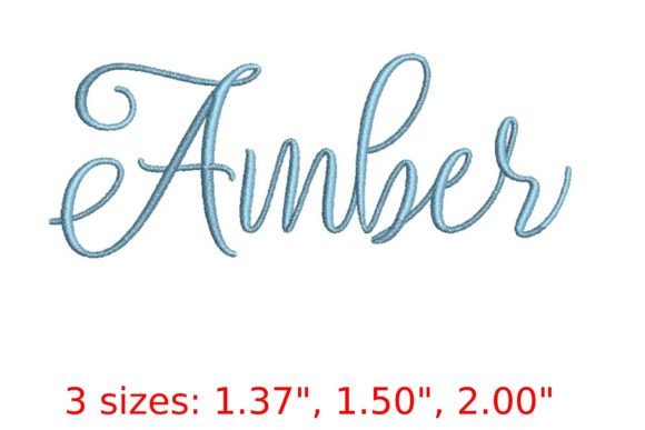 Amber Embroidery Font Review