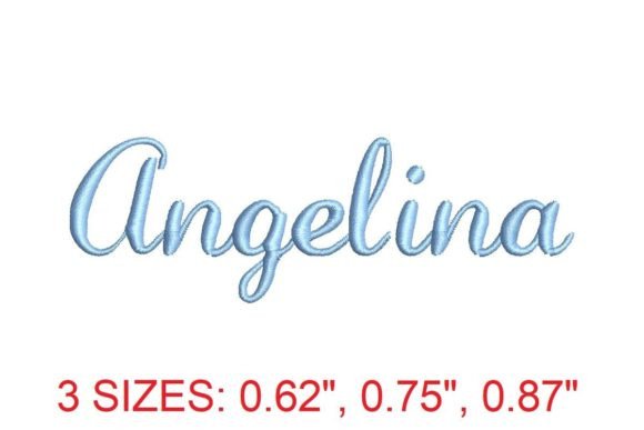 Angelina Embroidery Font Review