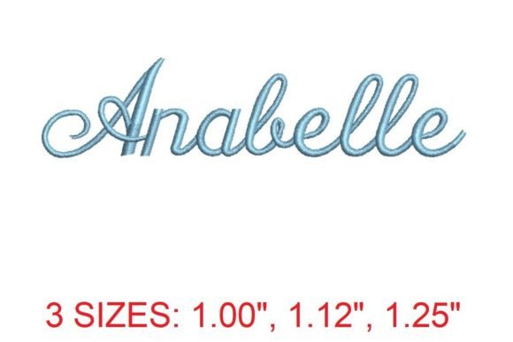 Annabelle Embroidery Font Review