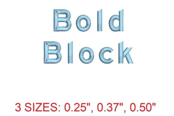 Bold Block Embroidery Font Review