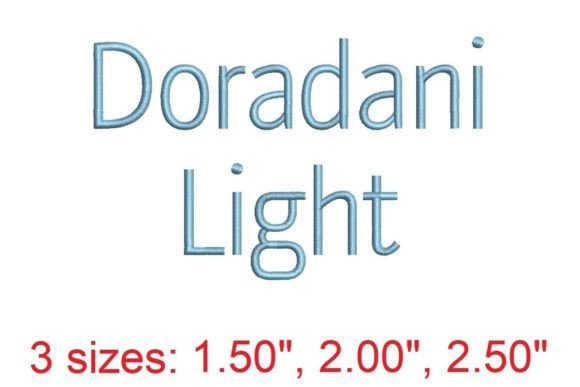 Dorandani LT Embroidery Font Review