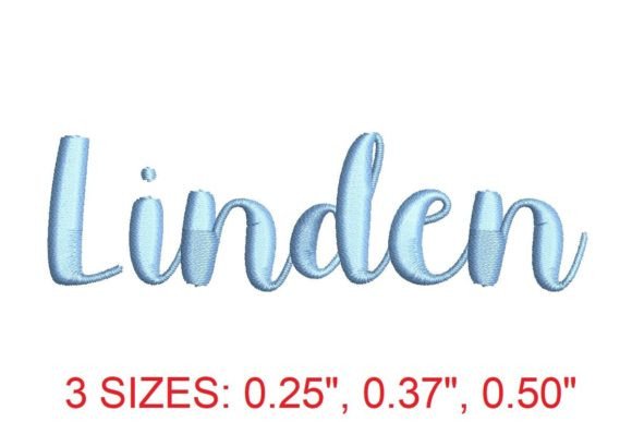 Linden Embroidery Font Review
