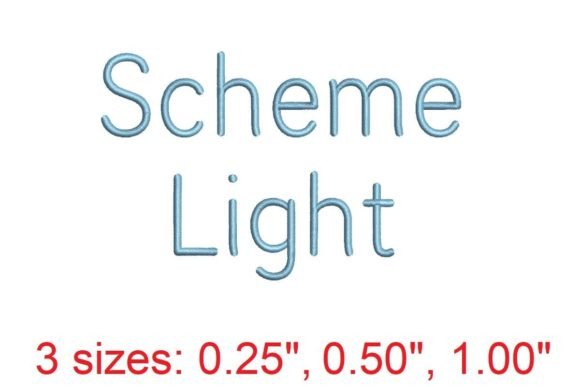 Scheme LT Embroidery Font Review