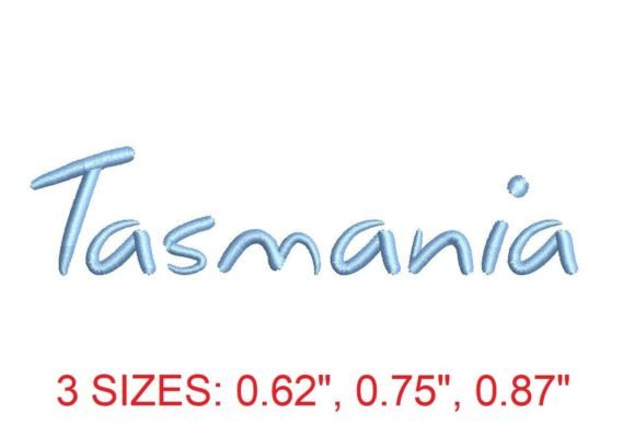 Tasmania Font Embroidery Review
