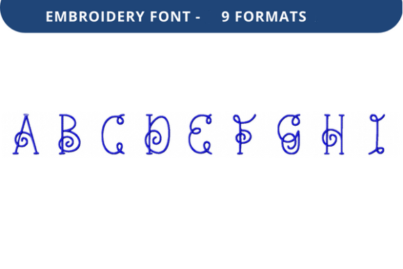 Vine Nouveau Font a to I Review