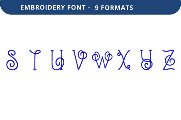 Vine Nouveau Font S to Z Review for Holiday Collections