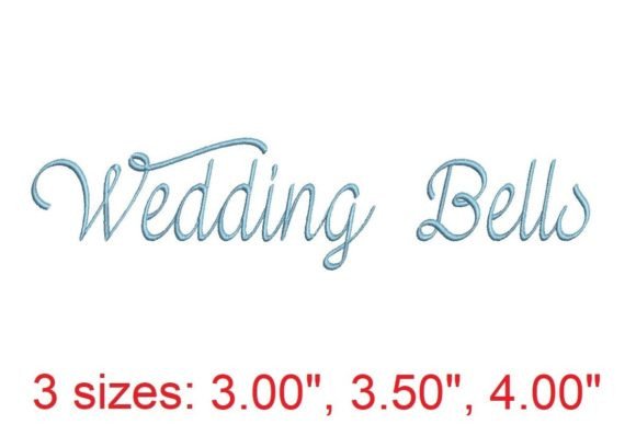 Wedding Bells Embroidery Font Review